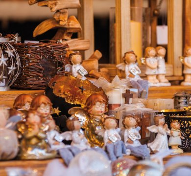 Weihnachtsmarktstand in Sterzing