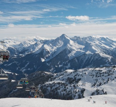 Seilbahn im Skigebiet Mayrhofen