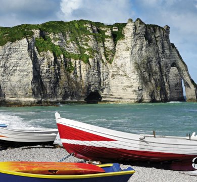 Am Strand von Etretat