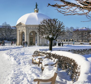 Winter im Englischen Garten München