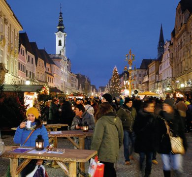 Adventsmarkt in der Altstadt von Steyr