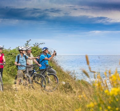 Fahrradtour am Meer