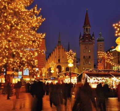 Münchner Christkindlmarkt am Marienplatz