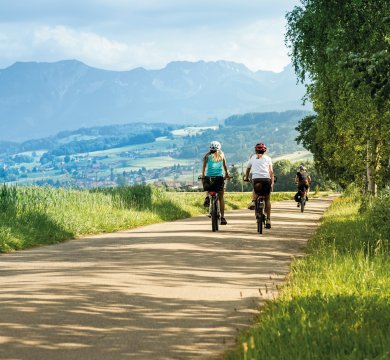 Fahrradtour in den Schweizer Alpen