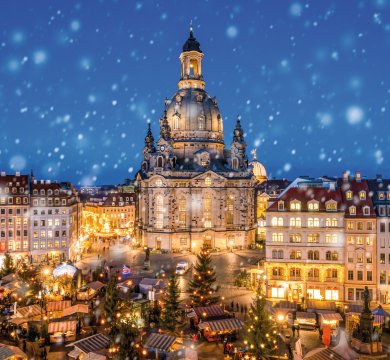 Advent auf dem Neumarkt in Dresden