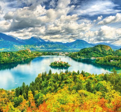 Marieninsel im Bleder See