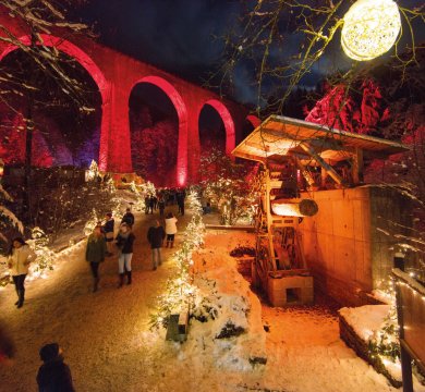 Weihnachtsmarkt in der Ravennaschlucht