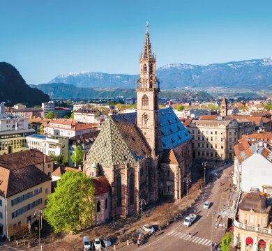 Blick auf Bozen