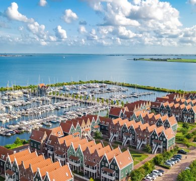 Blick auf Volendam