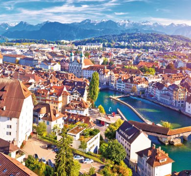 Panoramablick auf Luzern