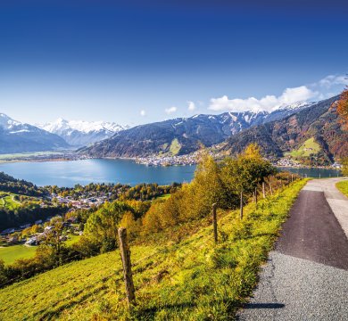 Herrlicher Blick auf Zell am See