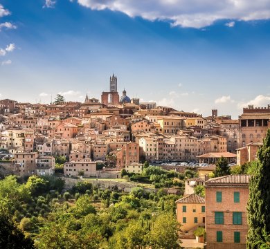 Siena, Blick über die Stadt