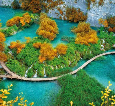 Herbst im Nationalpark Plitvicer Seen
