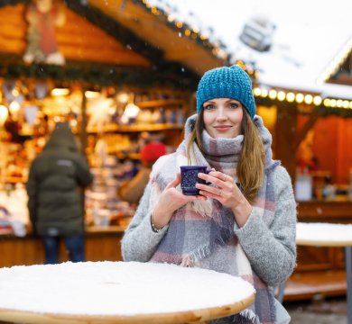 Auf dem Weihnachtsmarkt
