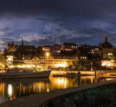 Murten bei Nacht