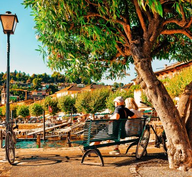 An der Promenade in Ascona