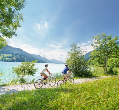 Radfahren am Weissensee 