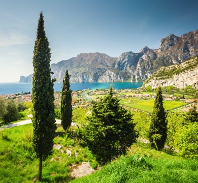 Blick auf Riva del Garda
