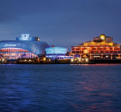Die Stage Musicaltheater am Hamburger Hafen