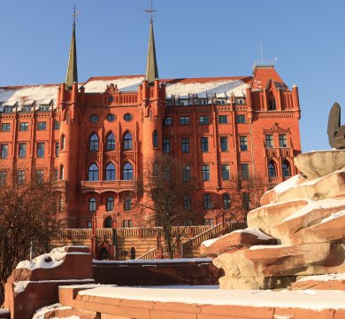 Historisches von Stettin mit  Manzelbrunnen