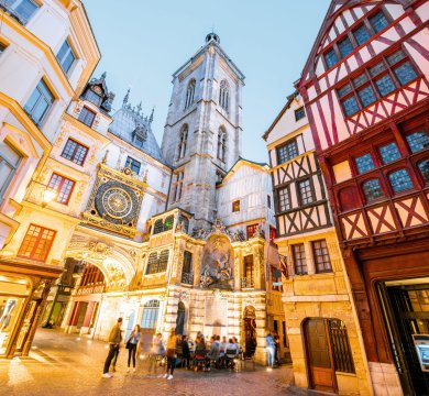 Altstadt Rouen am Abend
