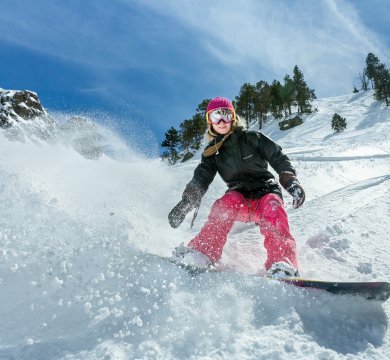 Snowboard fahren