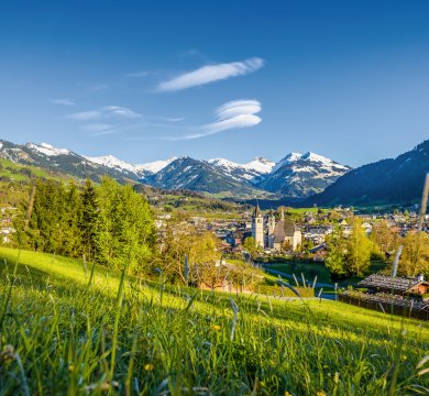 Blick auf Kitzbühel