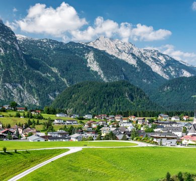 Blick auf Tennengebirge und Abtenau