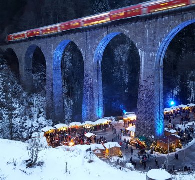 Weihnachtsmarkt in der Ravennaschlucht