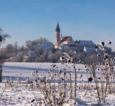 Kloster Andechs im Winter