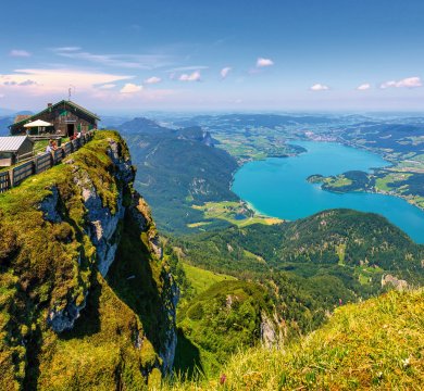 Alpenpanorama am Schafberg
