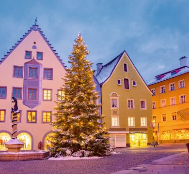 Weihnachtliches Füssen