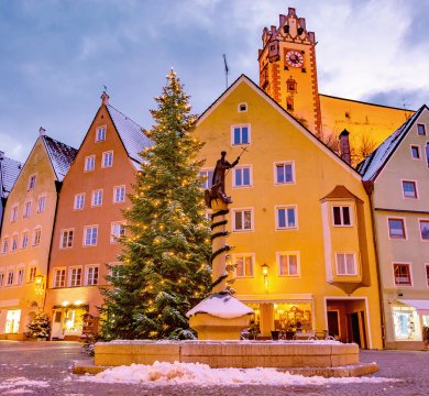 Weihnachtliches Füssen