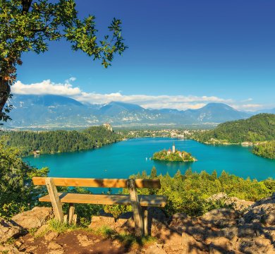 Blick auf Bled