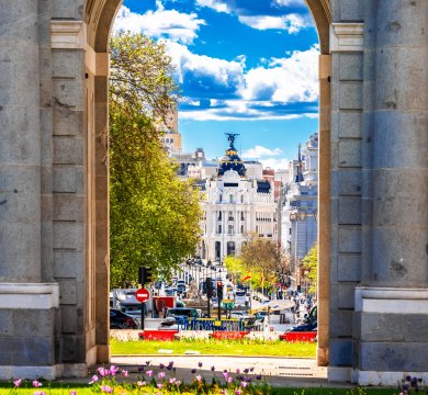 Puerta de Alcala in Madrid