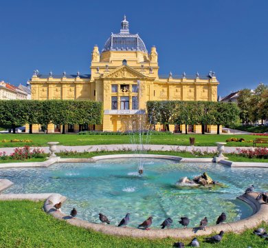 Kunstpavillon in Zagreg