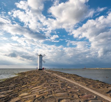 Windmühle auf der Mole, Swinemünde