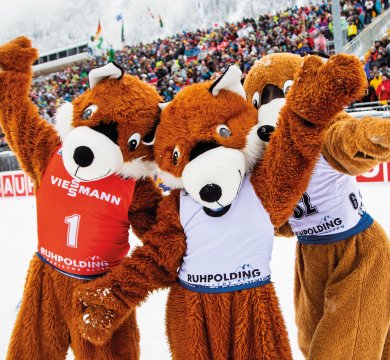 Biathlon Weltcup Ruhpolding - Maskottchen