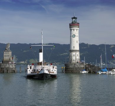 Dampfschiff Hohentwiel in Lindau
