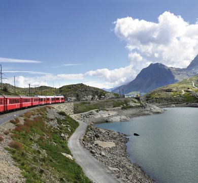 Bernina Express  am Lago Bianco