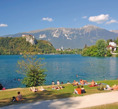 Am Bleder See bei Bled